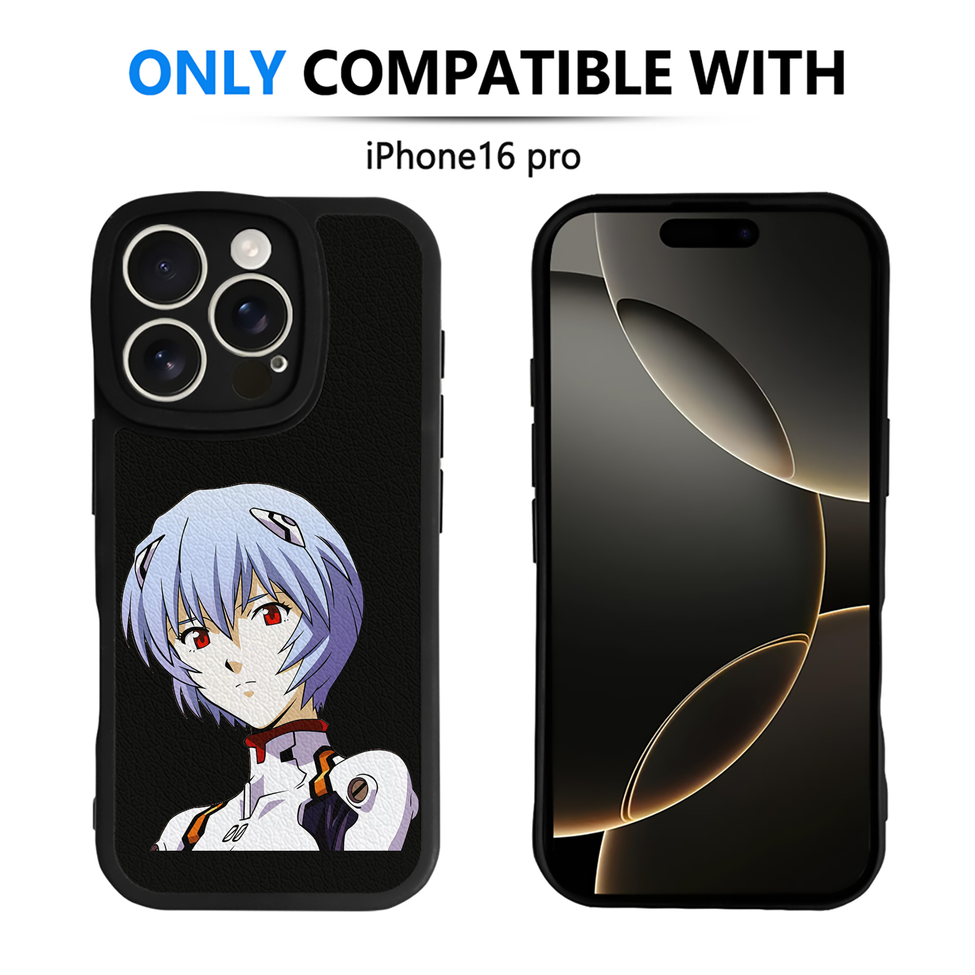 （画像用） EVA 新世紀エヴァンゲリオン 【iPhone 16シリーズ対応】シリコンスマホケース（レザー調） 材質：シリコン